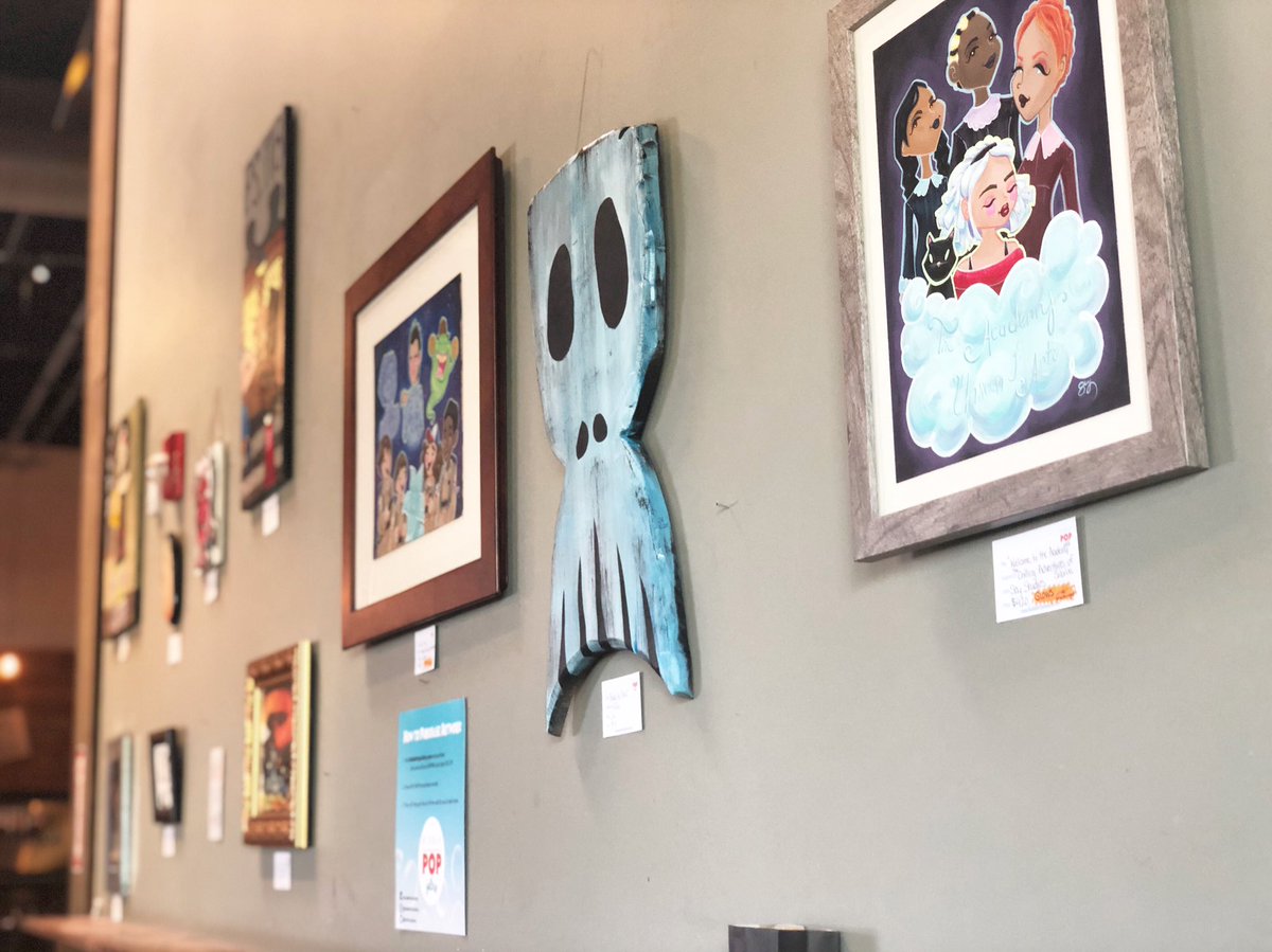 BubPopGallery's tweet photo. Now up @temblorbrewing, the Back to School Art Show with featured artist @seystudios. Up through the month of August. You can purchase originals on our website at https://t.co/K1GrCf9bnv
•
#bubblepopgallery #popupgallery #artgallery #gallery https://t.co/Ho9iZZTA5u