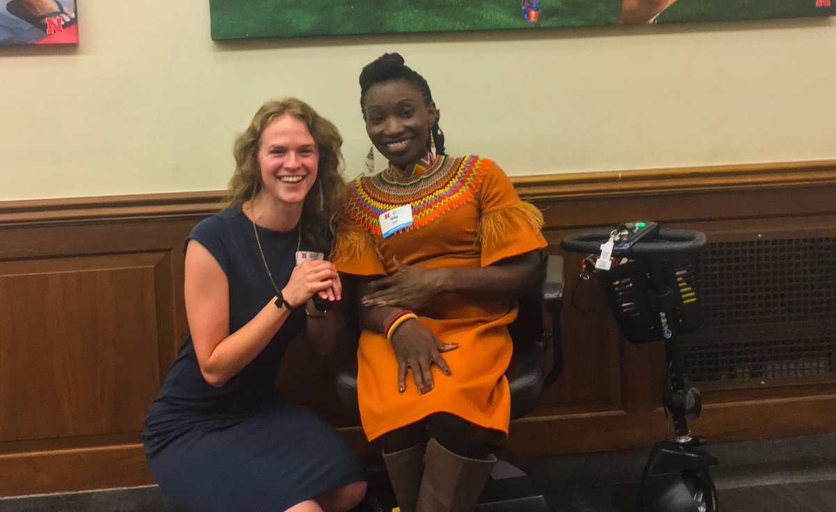 ChristAHOLIATIN's tweet photo. RT CourtneyDuMonde: Thank you, my dear Vicky, for constantly sharing your smile with me, for allowing me to share your inspiring story. I will miss seeing you greatly every day, but I know this is only "See you later!" #MandelaFellows #HumansofUNL #MWFat… https://t.co/N6P7KYOnOM