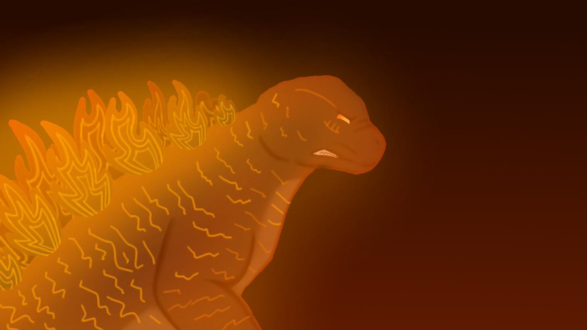 DragonDogFilmsG's tweet photo. Nearly at the final stretch of GodzillaXMothra video, till than here's a #FireGodzilla https://t.co/VNWyrdB1MK