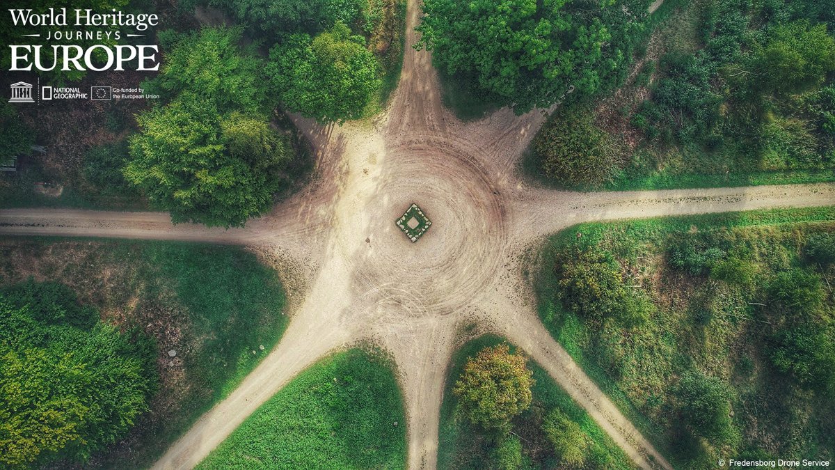 VisitEUheritage's tweet photo. It can be easy to get lost in a forest... unless you are the King of Denmark. In #ParForce, King Christian V built a system of geometrical roads marked with numbers, so he could ride &amp; hunt without losing his way.

Discover #WorldHeritage with https://t.co/xY3iPopiBq #RoyalEurope https://t.co/aF8FbIs3qg