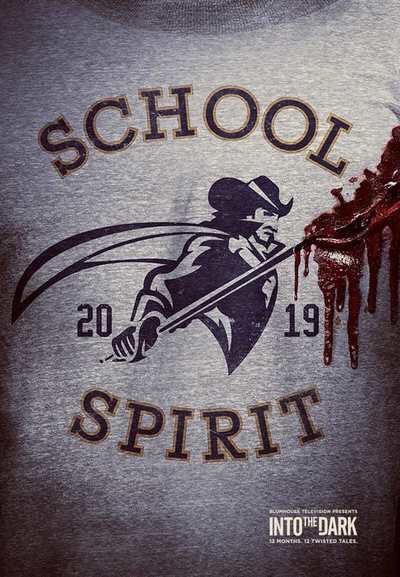 AITD_Movie_Book's tweet photo. There's a killer loose in detention at Helbrook High! Has anyone caught the latest @hulu @blumhouse INTO THE DARK episode "SCHOOL SPIRIT" yet? It's a slasher with the killer donning the "Helbrook Admirals" mascot costume. #IntoTheDark #SlasherMovies #SlasherTV #SlasherFilms https://t.co/xe5jbwIuUk