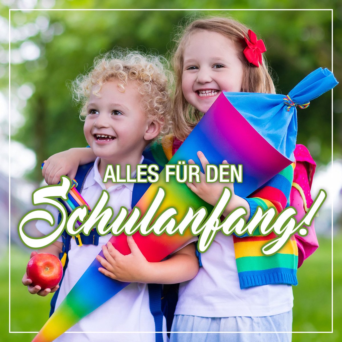 weekli_de's tweet photo. //Werbung// Startklar für die Schule? Die ersten Einschulungen haben begonnen und die Schultüten werden fleißig gepackt. Tipps für eine gesunde und nützliche Füllung findest Du im https://t.co/k3BA1P9671. Schau doch mal vorbei!
Angebote zum Schulstart: https://t.co/yZg7glr1Ti https://t.co/teaBr233m1