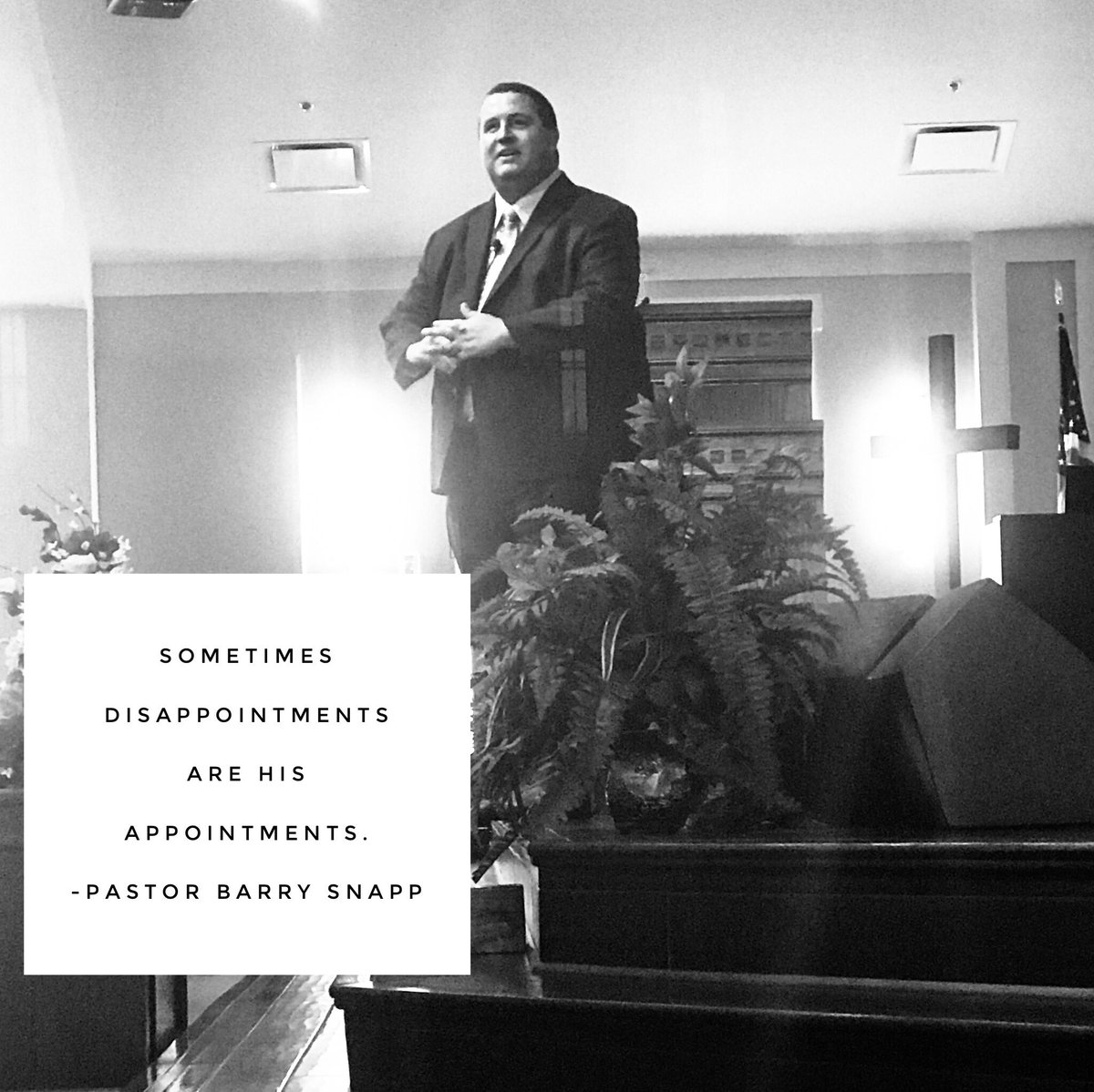 VBCGA's tweet photo. Pastor @basnapp preached an awesome message from Romans 8:28 this morning. The surety, scope and subjects! God is taking all of your good days and bad days and working them all together to create a beautiful masterpiece called life. He knows your future. Trust Him! https://t.co/KpuxQ892T7