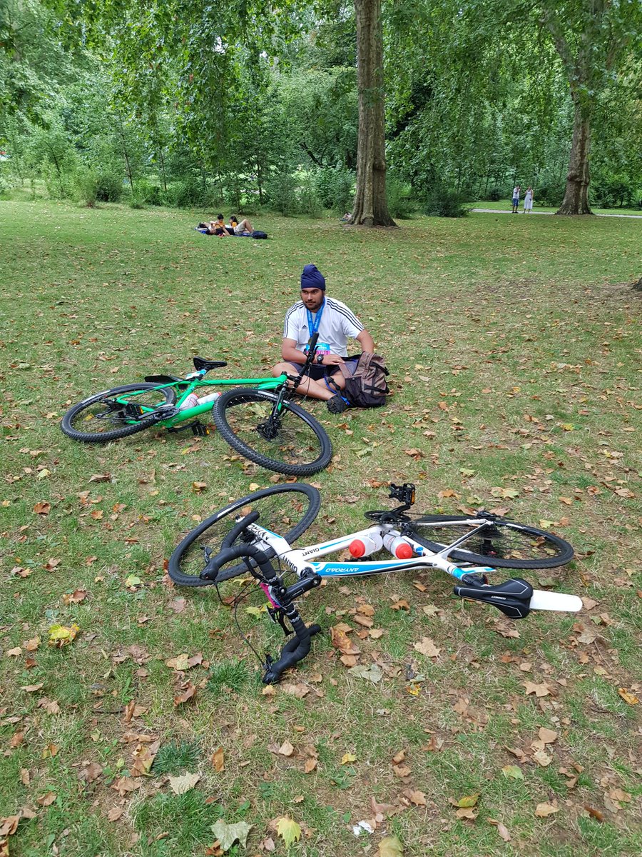 NymLotay's tweet photo. A big massive thank you to the @newhamcyclists for helping us take part and complete the #prudential100 ride London 19 bike ride. Next year it's the ride London 40. https://t.co/QISnWMvq95