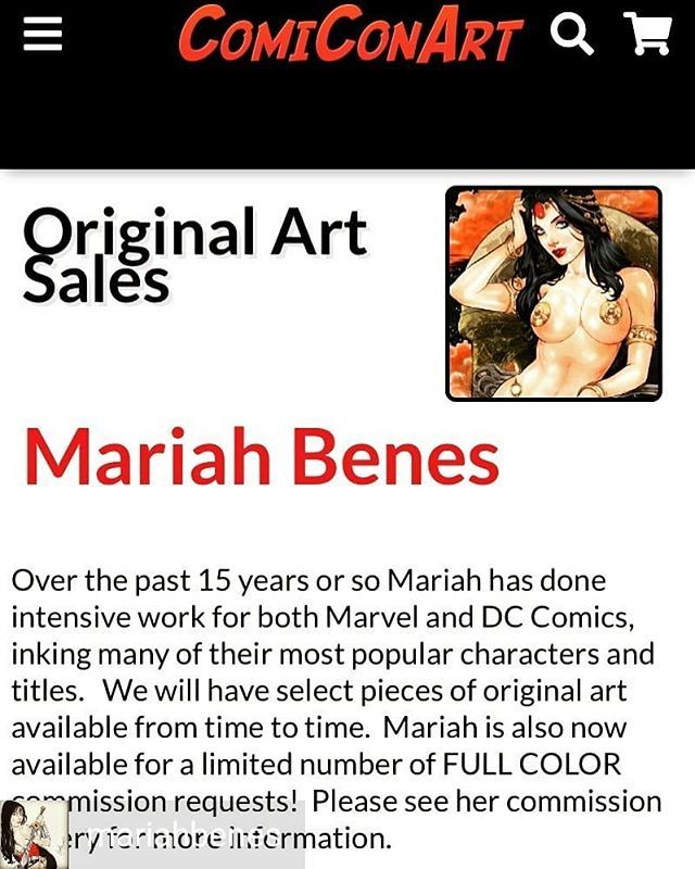 xdenemebonusx's tweet photo. Visit @mariahbenes Comiconart gallery!
#comiconart #piece #art #pinup #artist #benes #regran https://t.co/eT3uwBvFgB https://t.co/lsMuMmfr2B