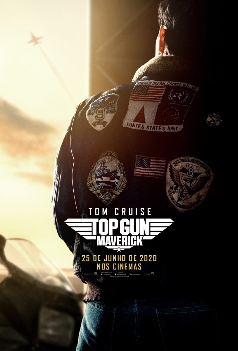 Bruno_Whatever's tweet photo. Pôster de Top Gun: Maverick
Estreia 25 de junho
#TopGun #TopGunMaverick #TomCruise #TomCruise #ValKilmer #GlenPowell #JenniferConnelly #MilesTeller #JonHamm #EdHarris #LewisPullman #PeterCraig #JustinMarks #EricWarrenSinger #ChristopherMcQuarrie #JosephKosinski https://t.co/tYHt6wkOTF