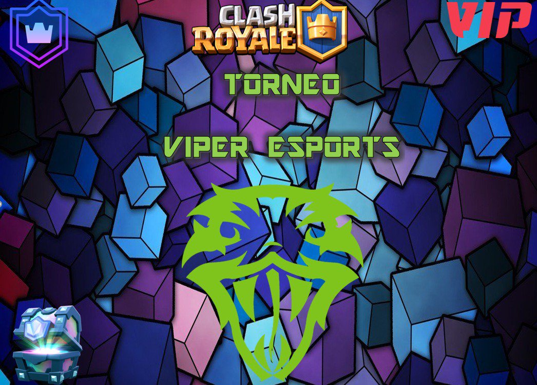 ▶️1er torneo Viper eSports
Individual en Clash Royale
*32 participantes*
Requisitos:
- Seguirnos 
- Seguir a :
@Kevin_2blea06
<a href="/AngelCan16/">lxuxs</a>
@VPLSFT
@Spik_Cr
<a href="/MigueldcJuan/">BarbyLove CR</a>
- Dar RT a este Tweet
Premio al ganador $10 USD 🏆
Dudas por MD❗