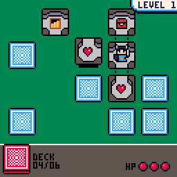 HelpIAmMatthew's tweet photo. I just finished my entry for this year's #GMTKJam!
Dungeon Solitaire is a deck-building, dungeon-making, rougue-like card game made in #pico8!
You can play it here: https://t.co/uONm04stkm https://t.co/mhZOxc6tRf