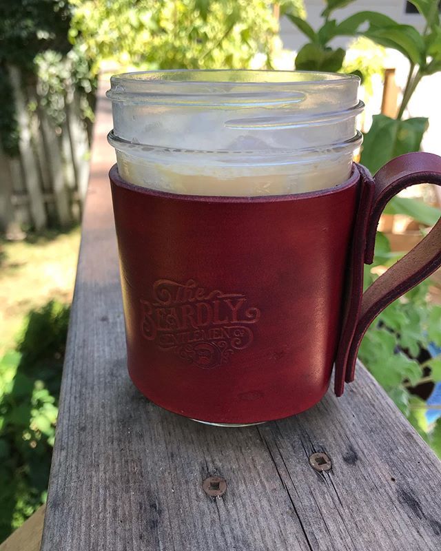 Iced coffee on the back deck, with an assist from @beardlygentlemen sleeve ift.tt/2YGdO9n