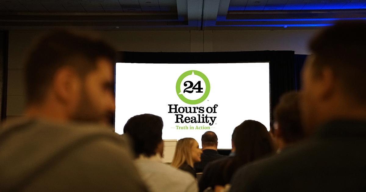 ClimateReality's tweet photo. This weekend, our founder and chairman, former US Vice President @algore, announced 24 Hours of Reality: Truth in Action. Learn how you can be part of this global climate conversation today. 

https://t.co/f6o5t4ctI7 https://t.co/H69D7hfp65