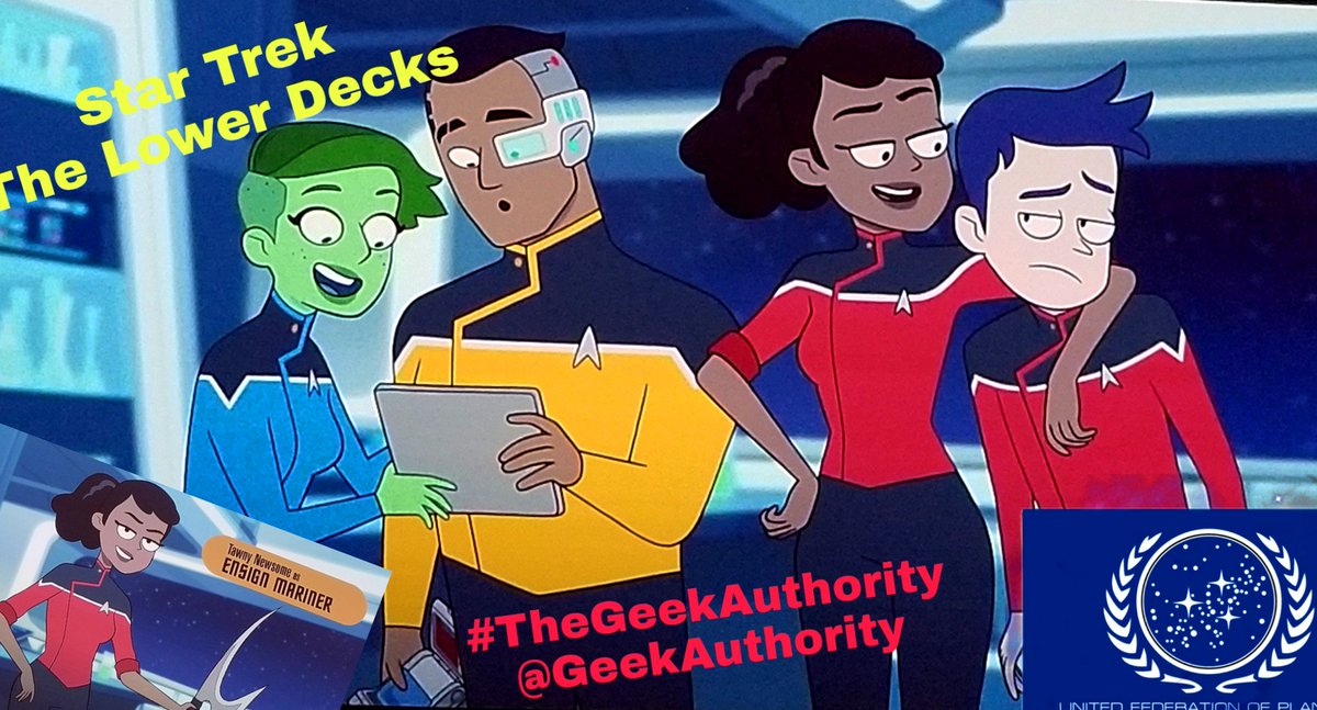 Best part of this panel? The slides of the new animated. 'Star Trek The Lower Decks' - the producer and host were way too loud and obnoxious that people were leaving the theater. #TheGeekAuthority @GeekAuthority #StarTrek #stlv2019 #creationconventions #stlv