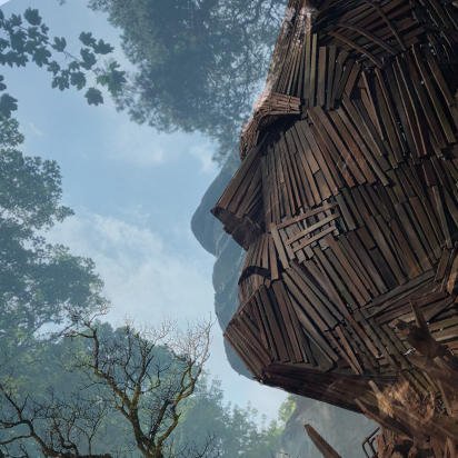 🍃 Wicker and stone 🍃 
Deep within the Alton Towers Resort gardens, there's a rock face that looks like a certain effigy... perhaps the Beornen sought inspiration within nature?  
#WickerManRide