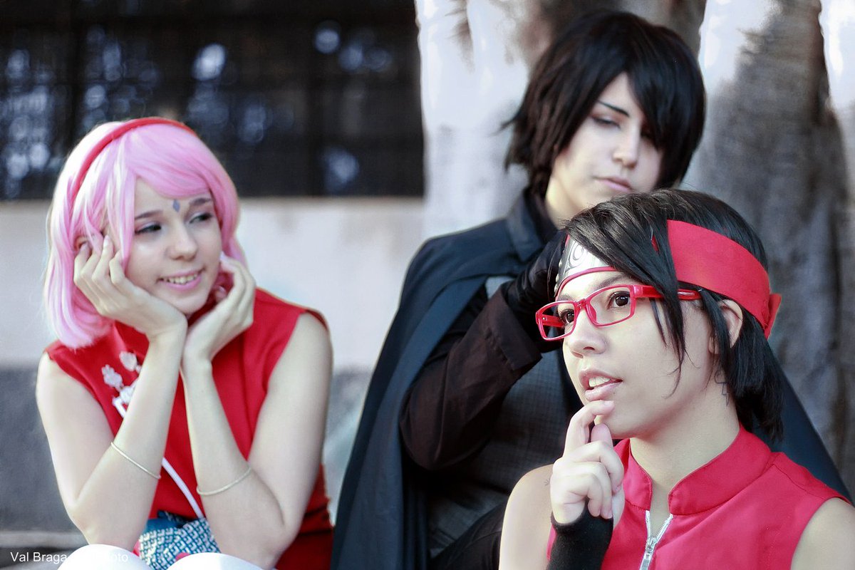 CherryTengu's tweet photo. We are very happy and thankful for the wonderful novel @Jun_Esaka gave for the #SasuSaku fandom. Everything we read made us smile a lot, even in diffucult days (◍•ᴗ•◍)❤ 本当にありがとうございます！ 

#ありがとうございます江坂先生 #cosplay 
📷 @valrophotograph https://t.co/TEGr17BHDY