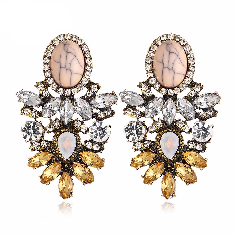 PlusSize_Baby's tweet photo. #moda #fitness Vintage Drop Earrings with Big Crystals https://t.co/Z3Auz7BCUP
