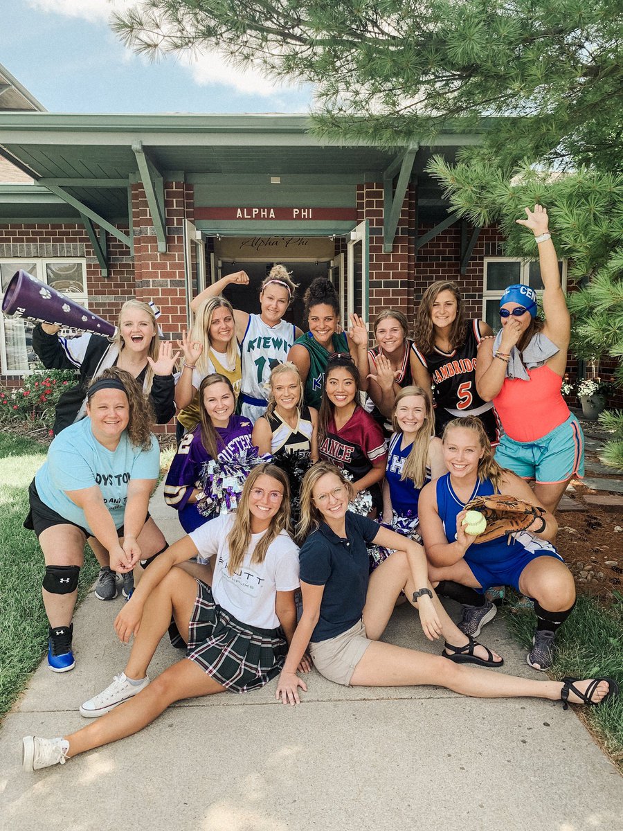 We’re opening the year book, but just for today... ✨🤪 Reminiscing on who we were before we joined Alpha Phi!! #alphaphiunk