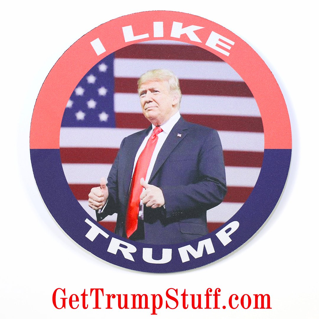 GetTrumpStuff's tweet photo. Remember the "I Like Ike" buttons? Here is the "I Like Trump" version on a mouse pad! Other "I Like Trump" Stuff too at https://t.co/VxnzF4glmP
https://t.co/L0FkKOQUXo
#TRUMP2020Landside #KAG #MAGA2020 #TrumpSwag #ILikeTrump #GetTrumpStuff https://t.co/BwhCvFQ5d2