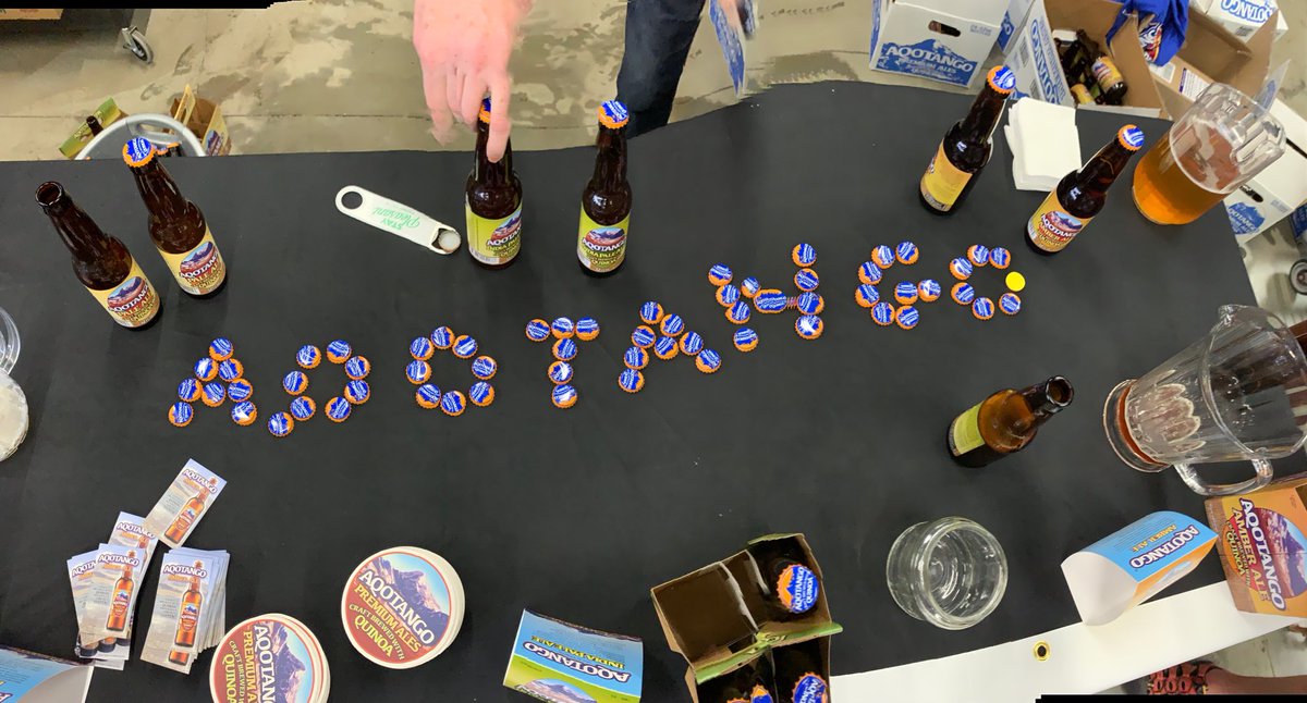Aqotango's tweet photo. Best way to spell Aqotango is with empty bottle caps👍 https://t.co/LXTmLuOSOz