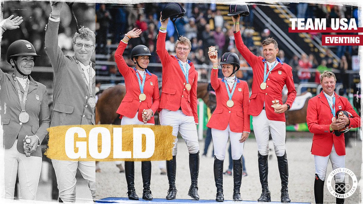 Team USA (@teamusa) on Twitter photo This team is takin' on Tokyo 💥
#Lima2019 GOLD grants <a href="/USequestrian/">US Equestrian</a>'s eventing squad a spot at the #TokyoOlympics. 🙌 This team is takin' on Tokyo 💥
#Lima2019 GOLD grants <a href="/USequestrian/">US Equestrian</a>'s eventing squad a spot at the #TokyoOlympics. 🙌
