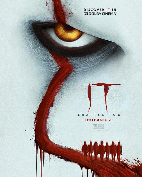 lacosacine's tweet photo. Pennywise tiene al Club de los Perdedores en la mira en un nuevo poster de #It2. https://t.co/dQTF1WoDpa