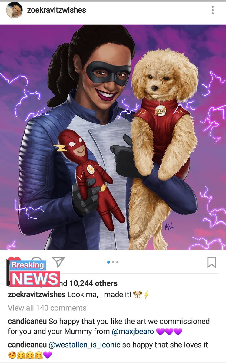 CandicanesU's tweet photo. Wishing Princess Zoë Patton strong, amazing health so that her momma @candicepatton doesn't have any worries
To many more AU adventures for our beloved superhero duo #Ziris💖🐕⚡
Still stocked Zoë loved our fanart for her & her momma
like & comment here
https://t.co/PKCZhOP6bh https://t.co/rqn5p8UVlB