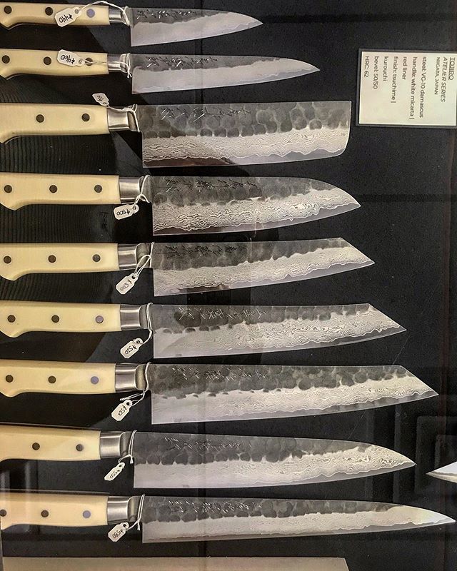 Tojiro handforged Atelier series 💥
#tojiro
#sanjotsubame 
#niigata
#japanesesteel 
#coutelier