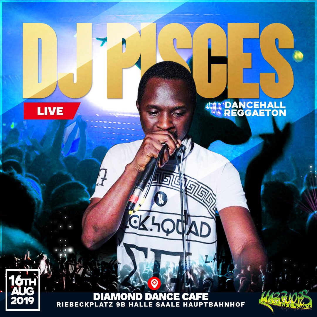 MikeDampha's tweet photo. #HalleSaale watch out for #DjPisces #OneTribeSound Daimond Dance Café...
#Dancehall #Reggaeton... 
#Gambia #Africa #TheGambia #Germany #Nigeria #Naija https://t.co/jxcV6Jft5m