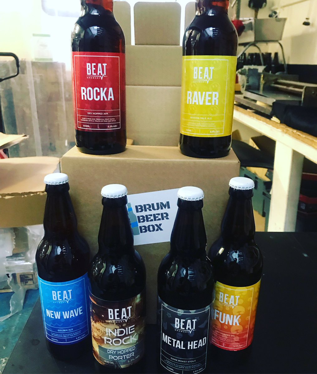 BrumBeerBox's tweet photo. Are you a Rocker or a Raver? Maybe a bit of Funk?... 🎤 thanks @BeatAlesBrewery for the beers this month. Looks like their going to go down a treat 🍻 

#brumbeerbox #craftbeer #lovebrum #birmingham #brum https://t.co/pTafkVZjZJ