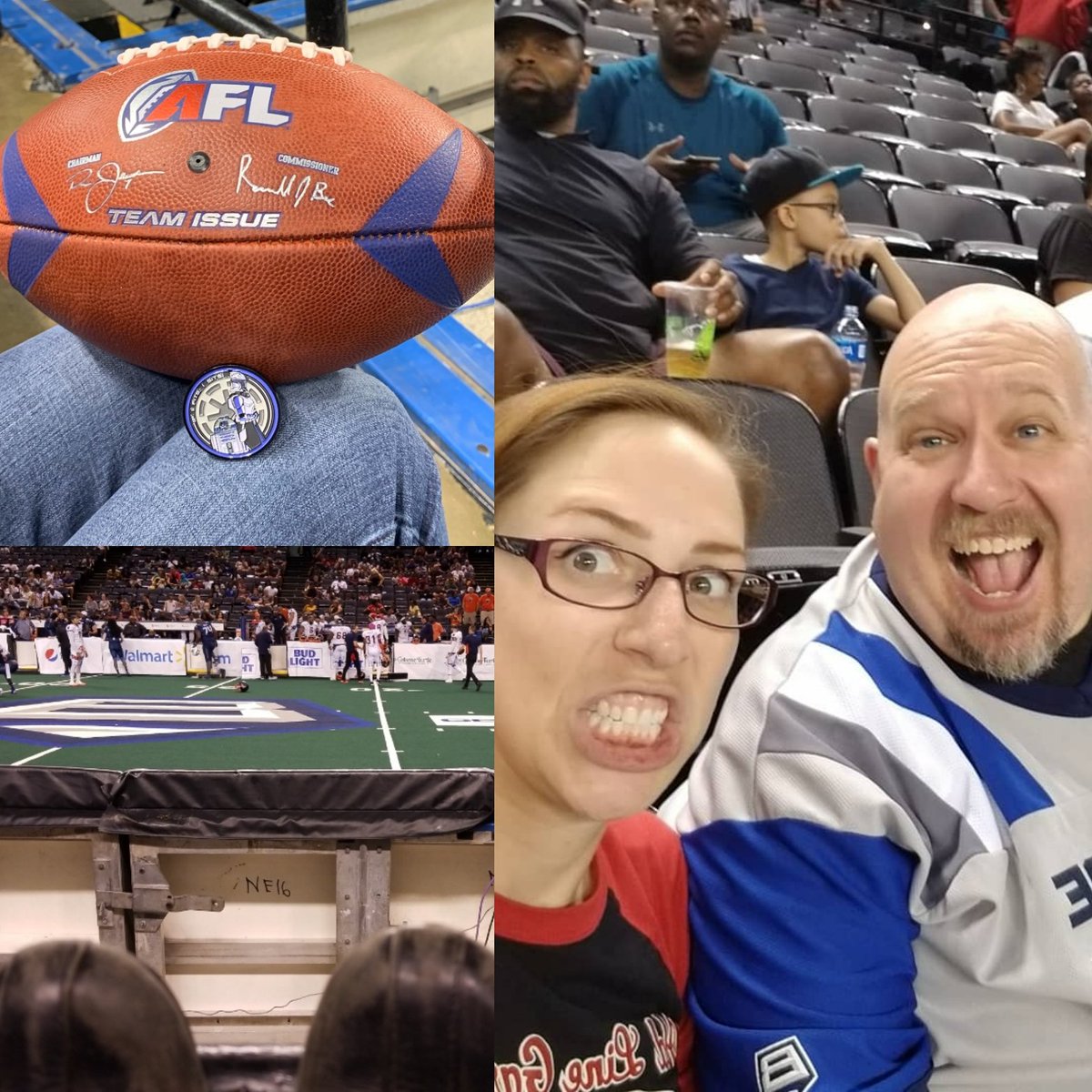 Jace_Mereel's tweet photo. Thanks again @darthshep for a fun night out to see the @bmorebrigade. Made a progamer move and caught a game ball!
Had a great time watching #arenafootball
#bmore #bmorebrigade #football #challengecoin https://t.co/iCuqyQ7lsV