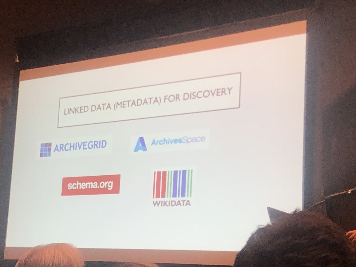 jesseajohnston's tweet photo. Hey y'all, reports from #saa19 #s308 - #dyk linked data didn't have to be difficult? These popular services are part of it! #metadata https://t.co/AfiofbdAmX