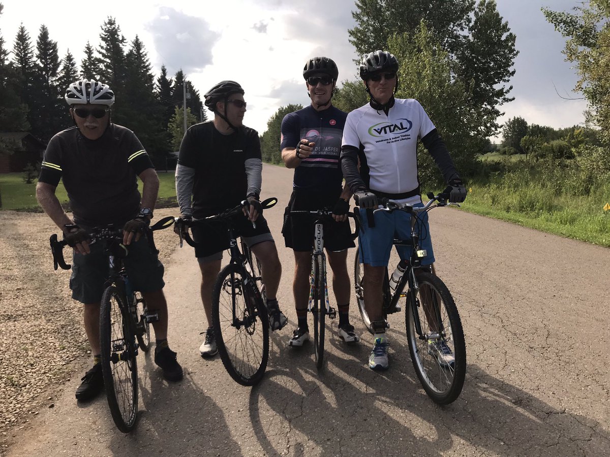 tedkouri's tweet photo. Annual Father Son ride around Pigeon Lake with @jaredsmith1917 - a great tradition, and only need one or two more years until we can have three generations making the loop! #friends #baddadjokes #icecreamstop https://t.co/7PnrP0p02x