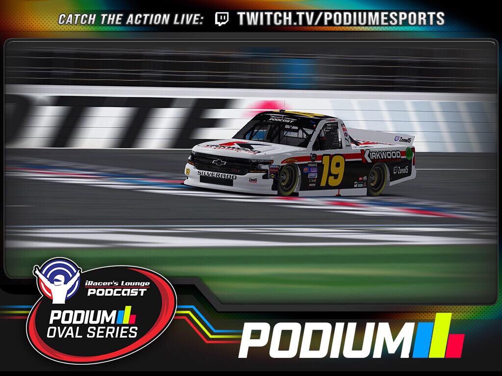 PodiumeSports's tweet photo. Tonight is the season opener for the @iRacersLounge Oval Series at @CLTMotorSpdwy!  The full grid can be found here: https://t.co/wn1YPcljn9

Watch the broadcast tonight at 8:30 p.m. ET on https://t.co/eKm3IRd3q1. https://t.co/SuLIlkbfmJ