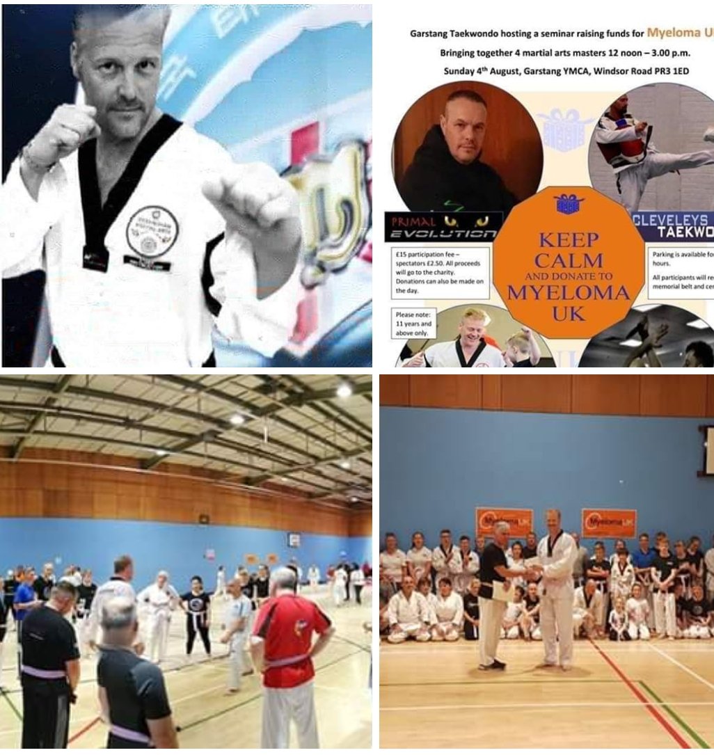 MessinghamMA's tweet photo. Today I attended a superb seminar for Myeloma UK in Garstang Lancashire. I was 1 of 4 instructors and the event raised approx £1200. I was honoured to be invited to teach and to present one of the organisers Mr John Grime with a £50 donation on behalf of the B.T.A/U.F.K.K.W.A. https://t.co/CsRjSFX27r