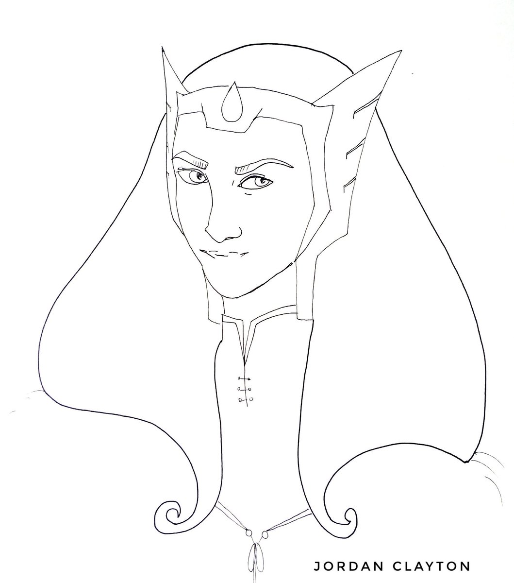 JordanCarolineC's tweet photo. #artistsontwitter #sketchbook #lineart #ladysif https://t.co/rzGeteNkJi