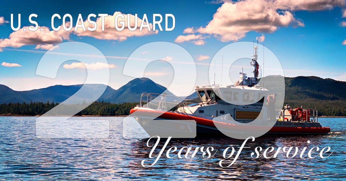 USCGOceania's tweet photo. It's our 229th birthday!

On Aug. 4, 1790, the United States Revenue Cutter Service was created by act of Congress.

The Coast Guard's relationships in the Pacific go back far and they are ones we are happy to continue as we move forward into the future!

#HBDCoastGuard  #CG229 https://t.co/GCgjsWyarr