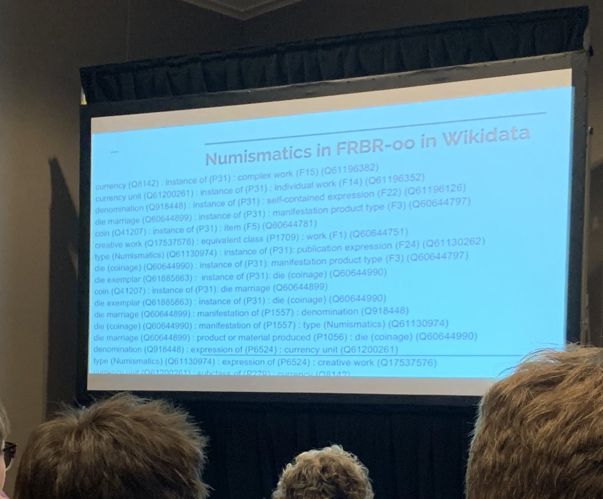 thelostms's tweet photo. Mapping FRBR-oo onto Wikidata #s308 #saa19 https://t.co/6y9ZfA2bXa