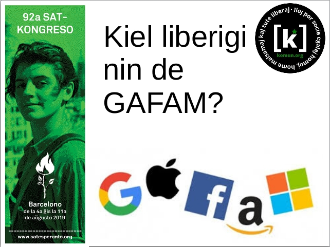 retbabilejo's tweet photo. Ĉi-jaude vespere ĉe la 92a SAT-Kongreso en Barcelono. Ne maltrafu ĝin. @_SATeH_   #sat192bcn https://t.co/26KE8foWHy