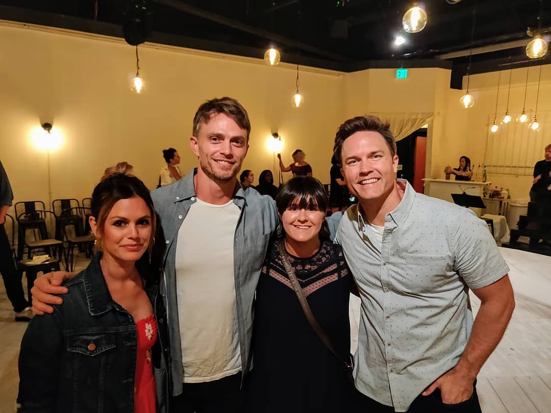 Reunion #HartOfDixie with #RachelBilson @ScottPorter & @WilsonBethel 😍❤️
[last night Rachel and Wilson to see Scott at the theater with #thelastfiveyears]