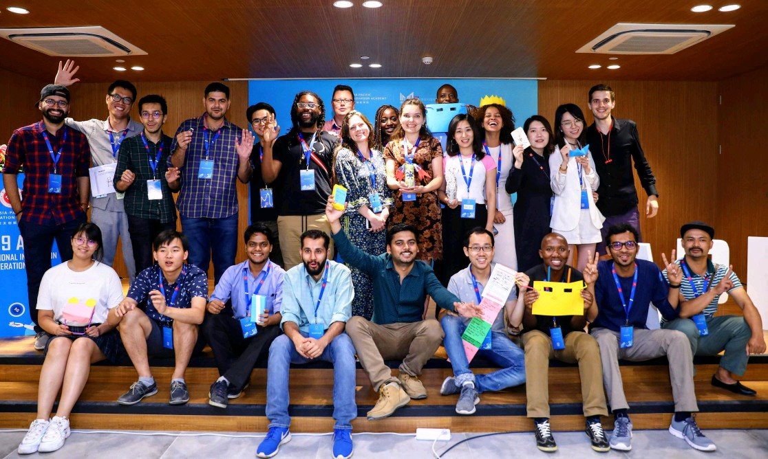 PMbasabire's tweet photo. It was amazing opportunity to meet talented people from different parts of the world at #APIA - #AsiaPacificInnovationAcademy 4 the workshop on unlocking the creative potential. Thanks big to our keynote speakers #AkashShukla and #DaniellaSantana ☕️ for their insights&amp;experience. https://t.co/hICDG7BA0A