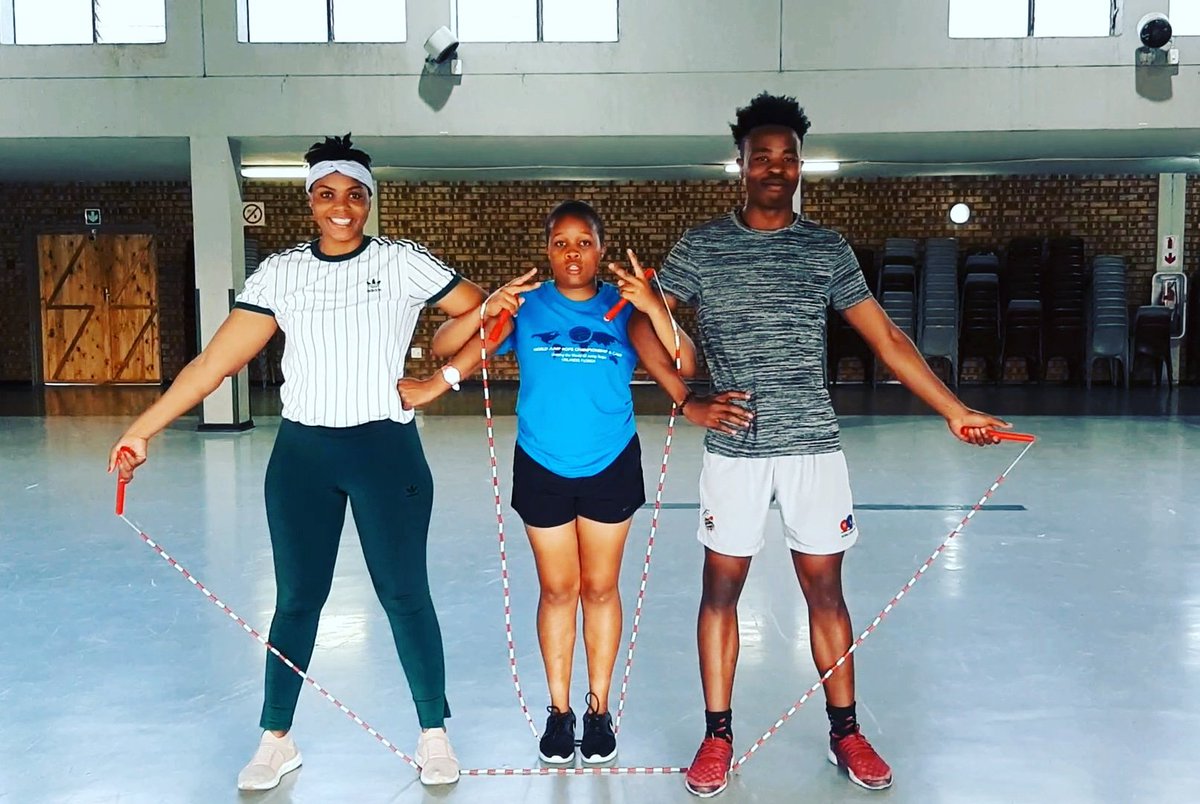 KeoMokolopo's tweet photo. Getting ready for our secunda Jump Rope clinics display. Growing jump rope in SA. 1 city at a time.
#RuSLife https://t.co/6QROJTYTqf