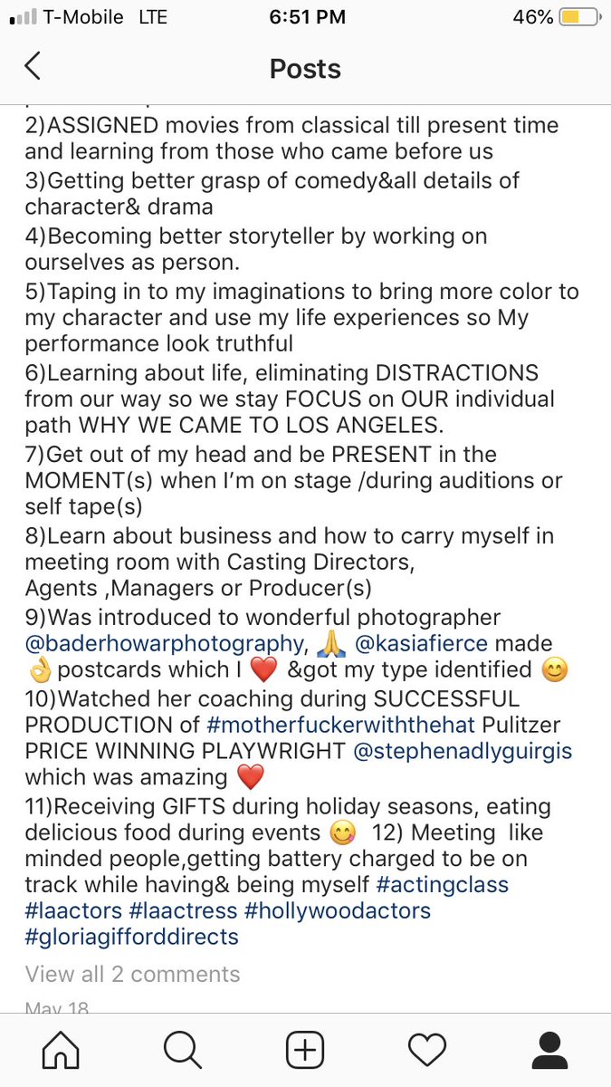 TayebJasoor's tweet photo. These are some of benefits I have been getting since joining @GGCPlayers &studying with NAACP AWARD WINNING DIRECTOR @GloriaGifford YOU CAN GET TOO😊DM YOUR INFO #actingclass #laactors #laactresses #hollywoodactors @THR @Variety @ActingMagazine @AnnaLewk https://t.co/XNGuW66h0X