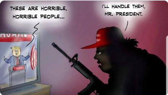 thevoicedude's tweet image. Cause = Effect. Call To Arms = Reaction. Direct Correlation. 🤬
#RacistPOTUS #Impeach #ClearAndPresentDanger #TrickleDownHatred #ViolentTingedRhetoric #BloodOnHisHands #HomeGrownTerrorist 
#RacismIsRampantInAmerica #WhiteSupremacist #NRAHostages