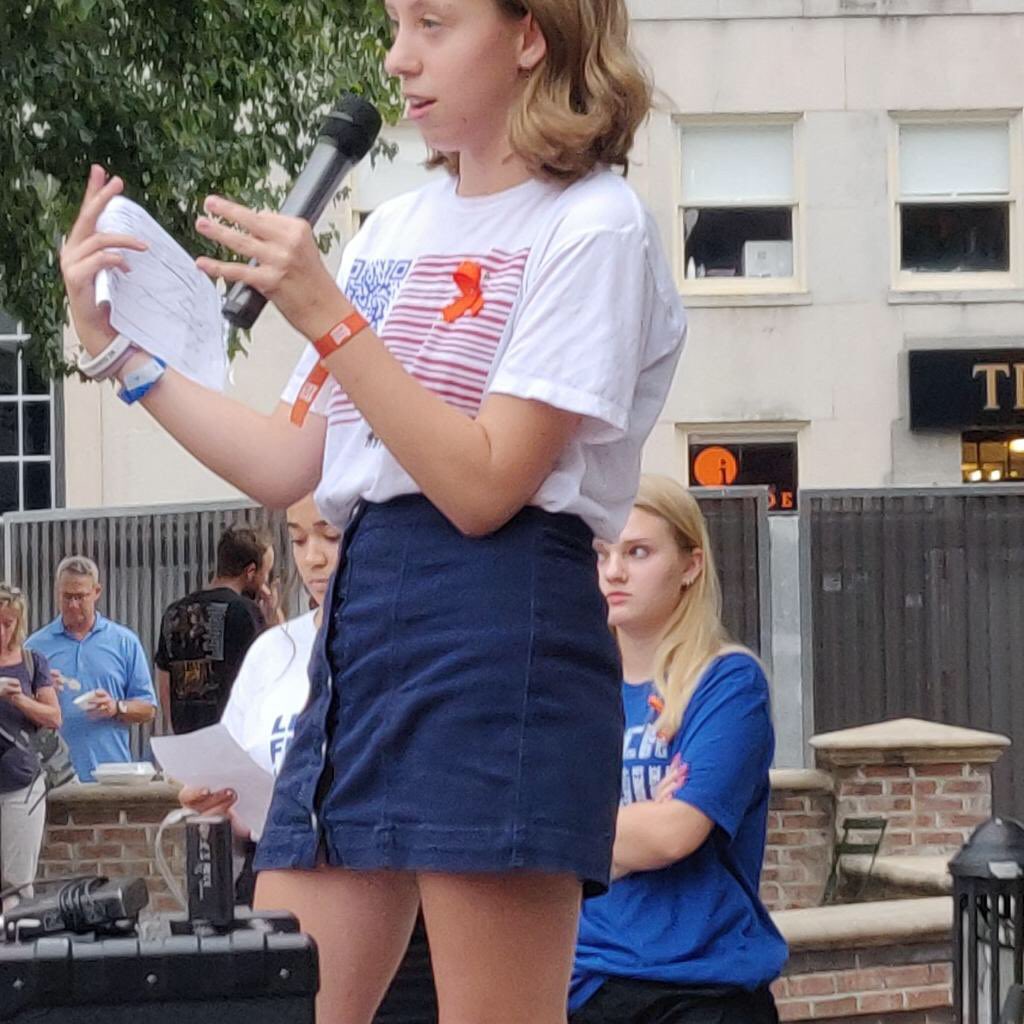 MFOLNC's tweet photo. Thank you so much, @mfoldurmch for organizing this event. The young people will win &amp; we do not want prayers, we NEED action. #enoughisENOUGH https://t.co/TCpM79x3hL