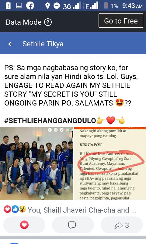 TrishaPantua's tweet photo. Natuwa talaga ako sa STAR HUNT ACADEMY! 💙

PS: Itutuloy ko parin po ang pagsusulat ng SETHLIE STORY "My Secret Is You". Sana po supurtahan niyo parin. Salamat. 👉❤👈 https://t.co/a0FyrMH1Zo