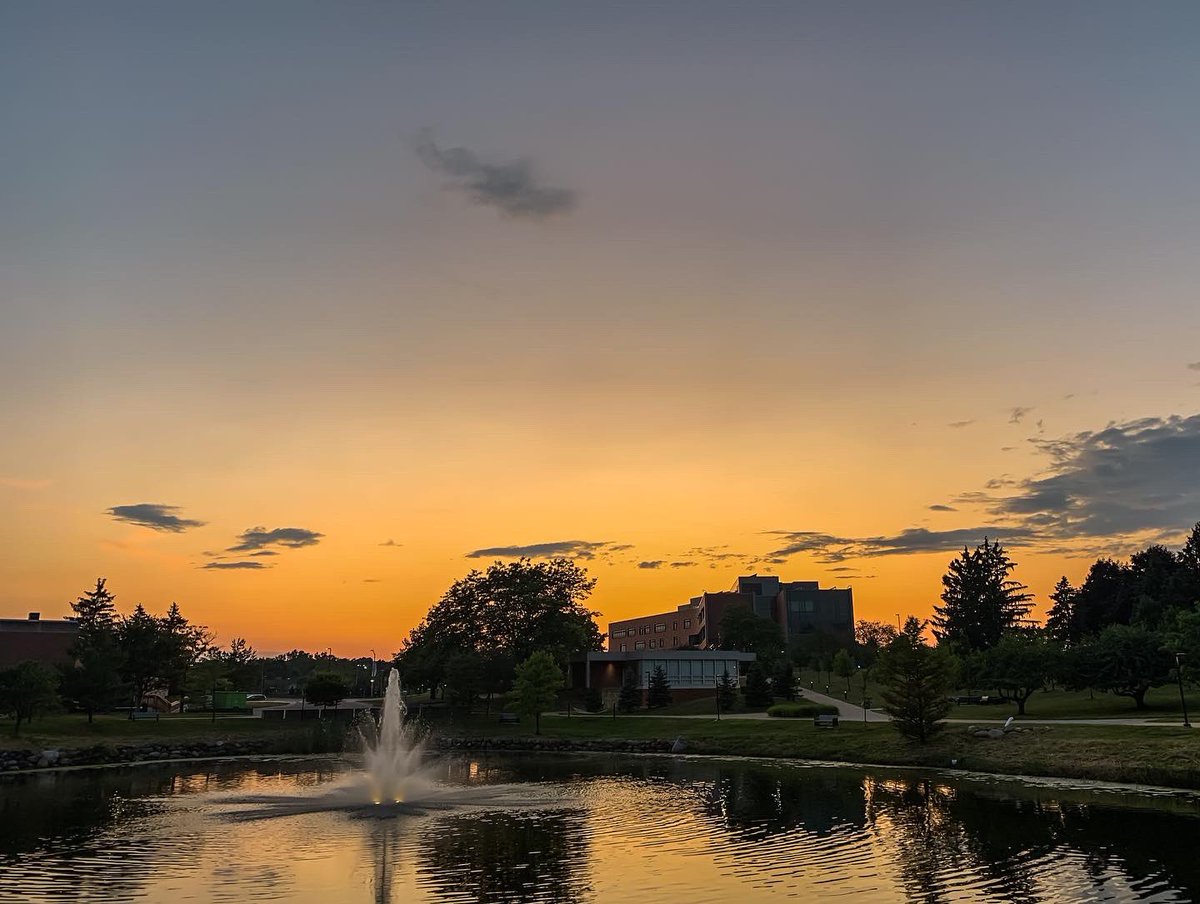 MattBoltz's tweet photo. A beautiful #sunset at @oaklandu to cap off the weekend #ThisIsOU #SummerAtOU https://t.co/P20gpkMBFW