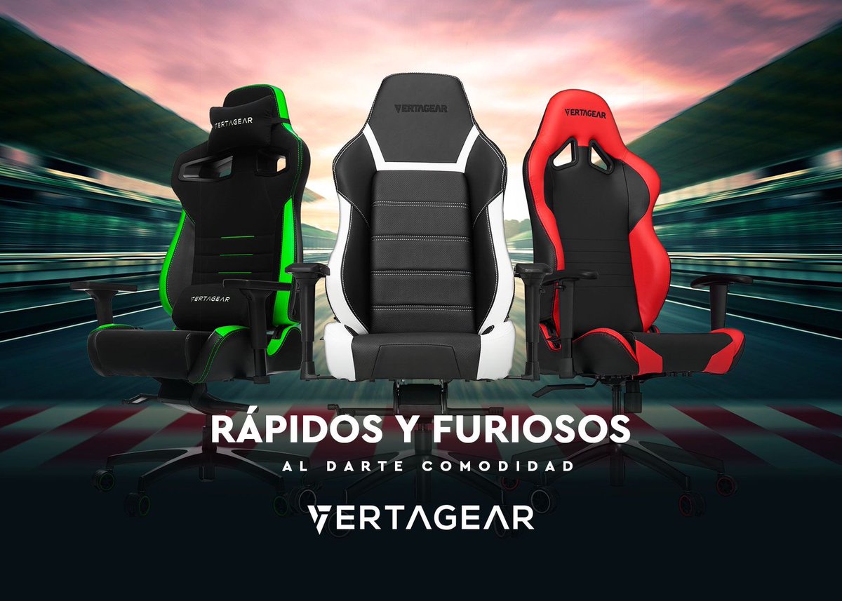Solo nosotros somos rápidos y furiosos en brindarte comodidad.
#vertagearperu #sillagamer #comodidad #rapidosyfuriosos #gamer #gaming #videogames