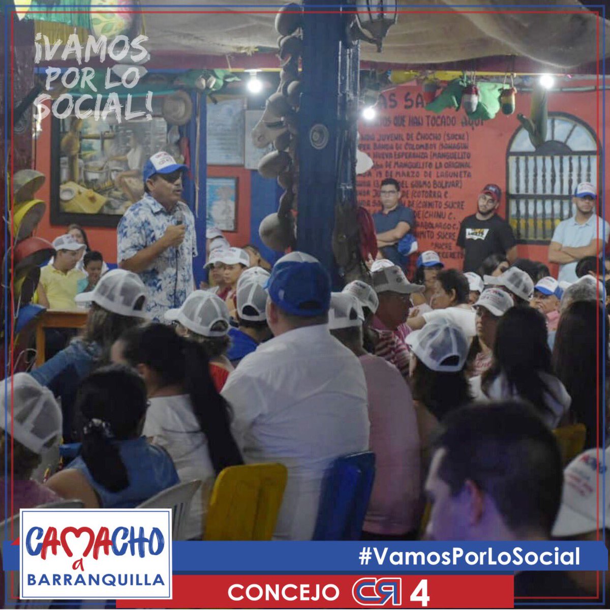 josecamacho01's tweet photo. Agradecido con cada una de las personas que me brindan su apoyo, ¡Sin ustedes esto no sería posible!.
Gracias por tanto cariño y compromiso. A la ciudad le espera un cambio social, por el cual estoy dispuesto a trabajar desde el #ConcejoDeBarranquilla.
🔴#ConcejoCR4 #CR4🔵 https://t.co/NIUx66wu2i