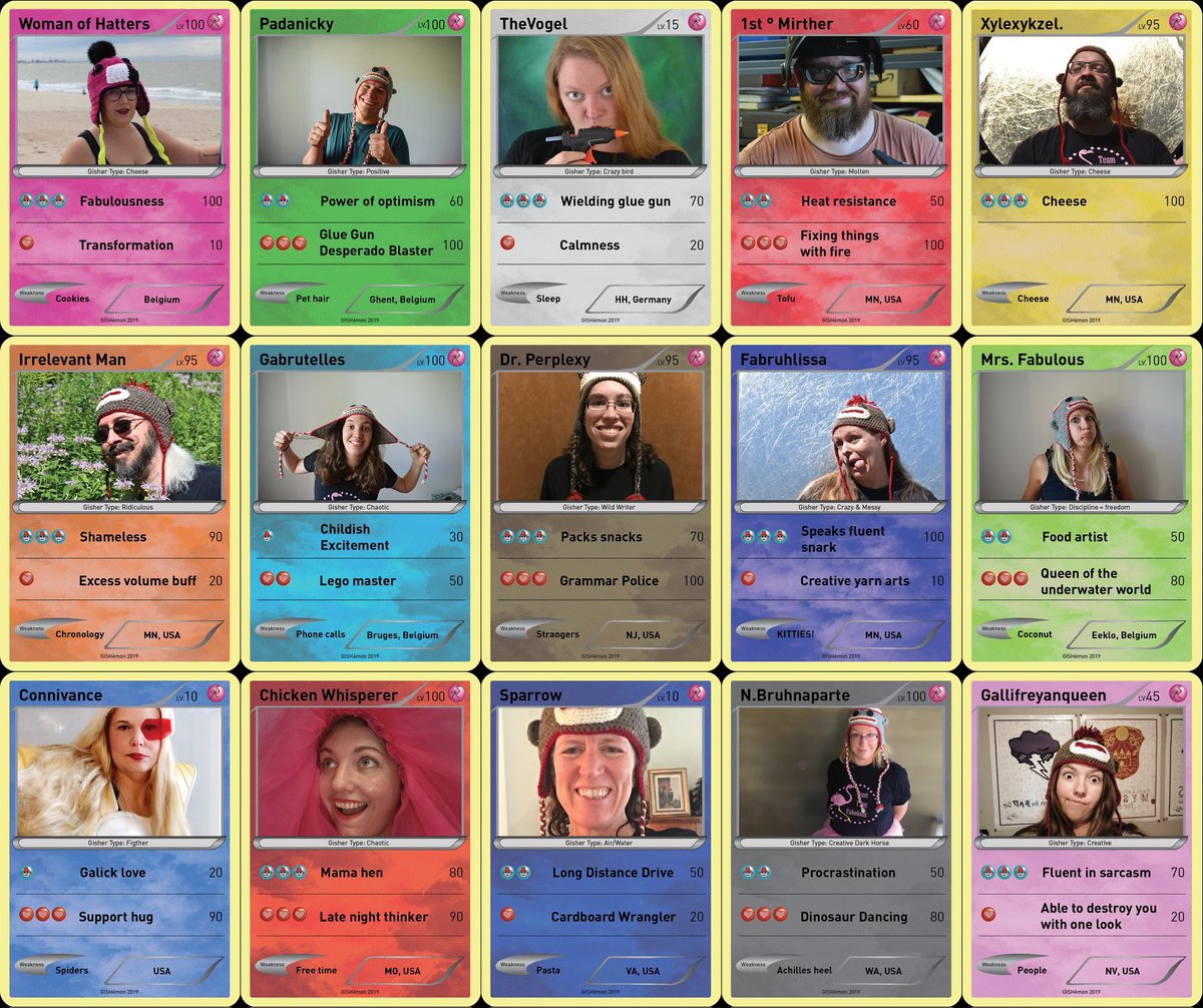 TeamFreeFab's tweet image. We all evolved into level 255 poke by end of hunt. Great job, team! #gish2019