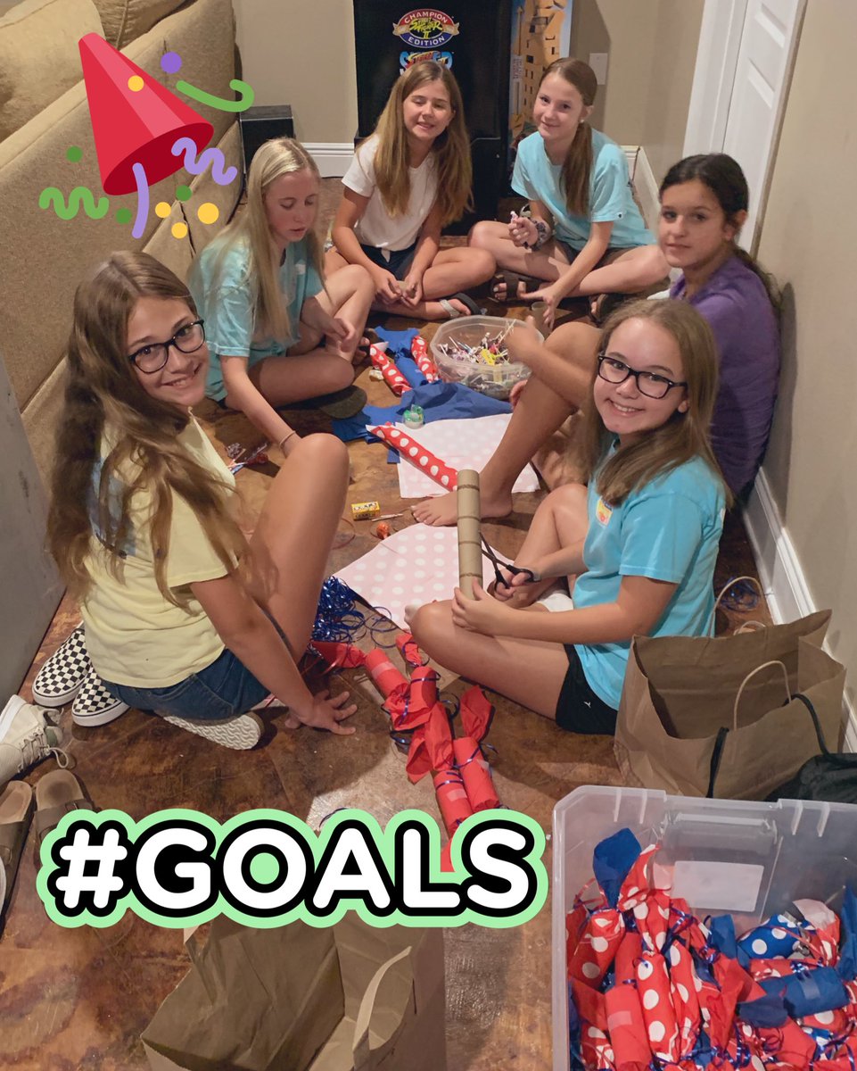 Khyde3428's tweet photo. SJH cheerleaders never cease to AMAZE ME! They made 750 spirit sticks in 2 hours!! Lots of laughs & giggles with this squad....LET THE FOOTBALL COUNTDOWN BEGIN....we are ready 🏈 @GoBucsSJHS @JessalynAleece #HydeAndTeach #RevUpScience #SJHCHEER #SJH https://t.co/IzN5FQ7TH1