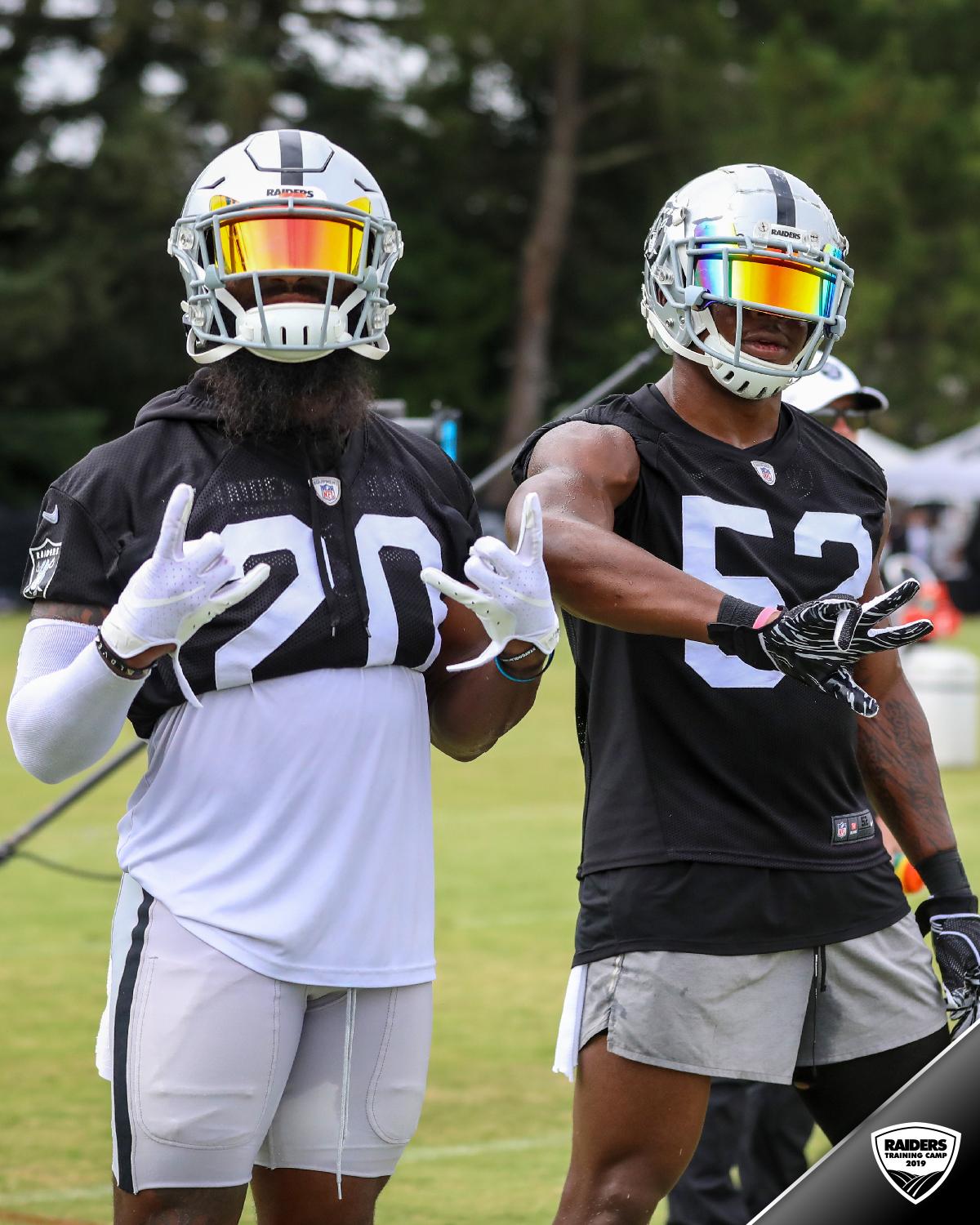 Las Vegas Raiders on X: Visor gang 🤜🤛 📸 »