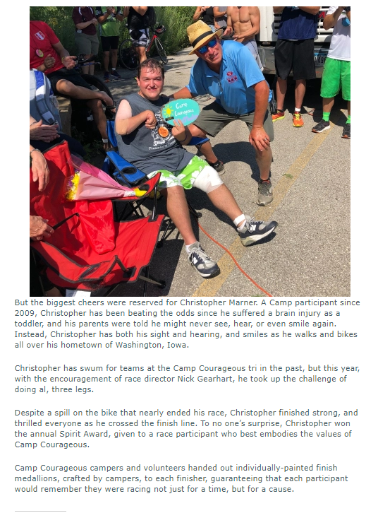 malo840's tweet photo. Super proud of my brother finishing the #CampCourageous #Triathlon https://t.co/PcXZU8dZ16